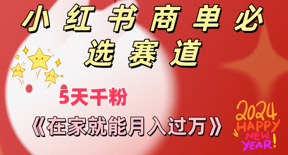 做小红书商单，一定要选这个赛道，互动率非常高，在家就能月入过万|云雀资源分享