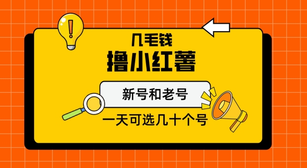 几毛钱撸小红书纯新号和老号，保姆级教程|云雀资源分享
