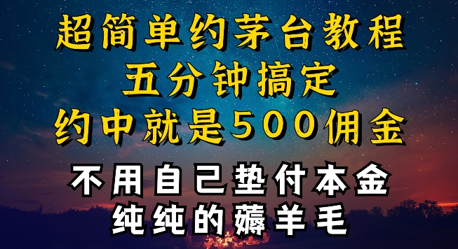 别人的茅台回收一单50元，我的茅台回收为什么能一单500元，到底是怎么操作的|云雀资源分享