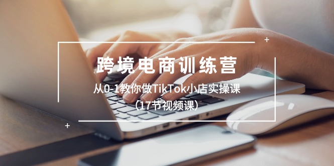 跨境电商训练营：从0-1教你做TikTok小店实操课（17节视频课）|云雀资源分享