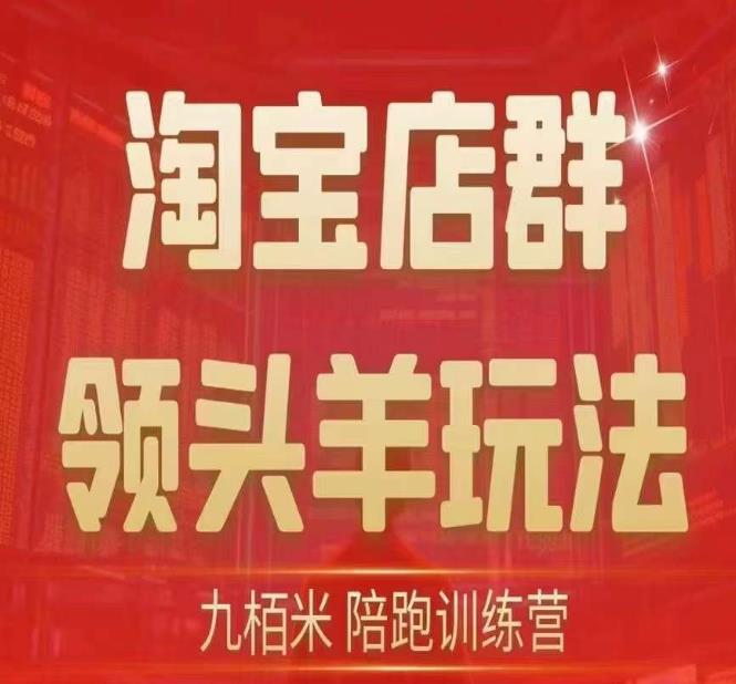 九栢米-淘宝店群引导者游戏的玩法，教给大家所有淘宝店群引导者游戏的玩法以及精益化管理/最后蓝海/尾销等信息|云雀资源分享