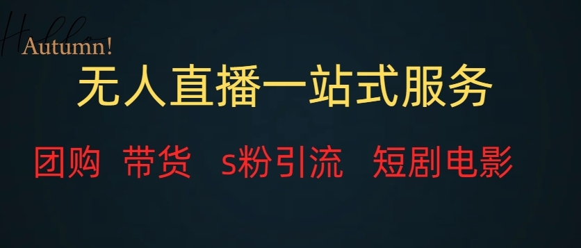 无人直播一站式服务（实例教程及其变现模式）|云雀资源分享