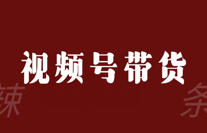 视频号带货同盟，赚信息不对称的卖货钱，仅需手机上随时随地都能做！|云雀资源分享