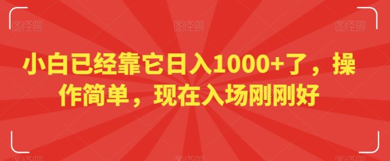 小白已经靠它日入1000+了,操作简单,现在入场刚刚好【揭秘】|云雀资源分享