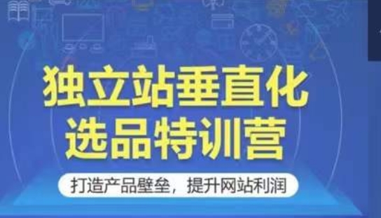 独立站垂直化选品特训营，打造产品壁垒，提升网站利润|云雀资源分享