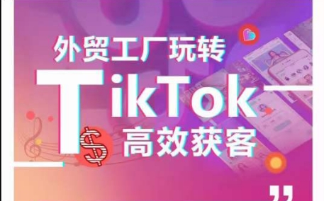 外贸工厂轻松玩TikTok高效率拓客，多种多样推广方式与内容创作方法，拆卸爆款短视频打造成功实例|云雀资源分享
