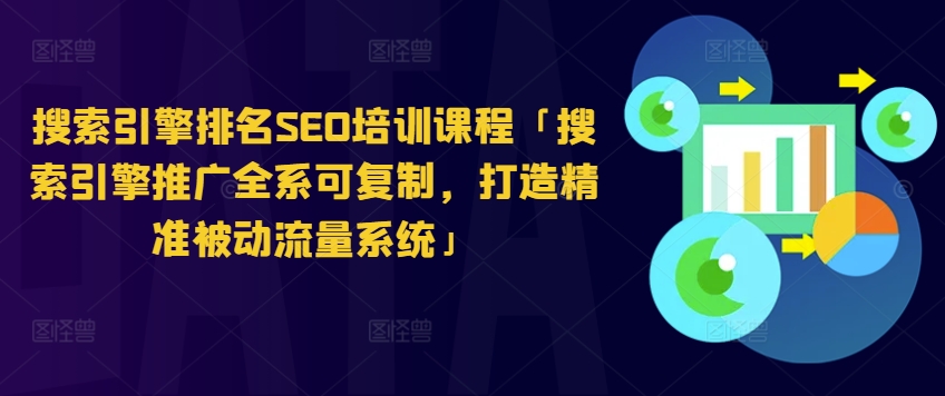 优化排名SEO培训内容「搜索引擎营销全系列复制推广，打造出精确处于被动总流量系统软件」|云雀资源分享