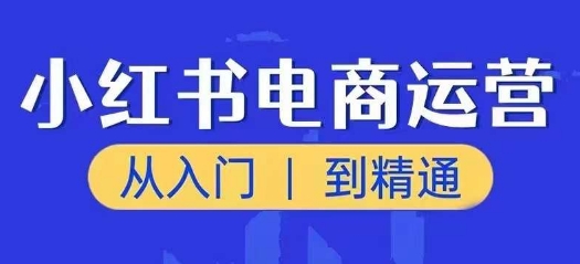 小红书电商运营课，实用教程，陪你把握住又一个挣钱出风口|云雀资源分享