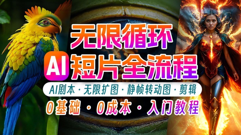 AI视频剪辑不断循环界面：初学者轻轻松松月入几万的绝技【揭密】|云雀资源分享