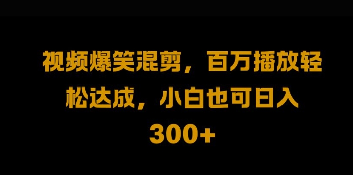 视频号零门槛，爆火视频搬运后二次剪辑，轻松达成日入1k【揭秘】|云雀资源分享