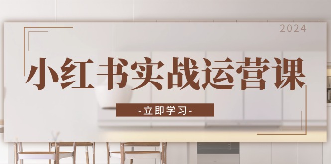 小红书实战运营课：从开通店铺到直播话术，打造爆款笔记与高效直播|云雀资源分享