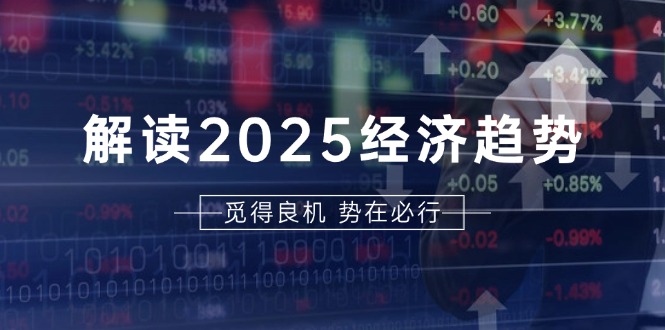 解读2025经济趋势、美股、A港股等资产前景判断，助您抢先布局未来投资|云雀资源分享