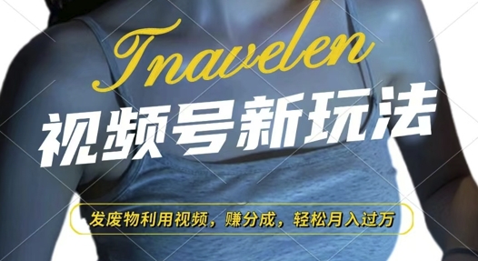 视频号新玩法，废物利用视频，撸分成收益，轻松月入过W【揭秘】|云雀资源分享