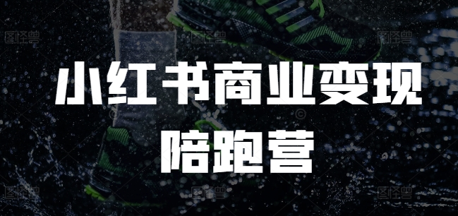 小红书商业变现陪跑营，小红书电商教程|云雀资源分享