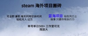 图片[1]-最新投资项目steam打金，运单号日入500-中创网_分享创业资讯_网络项目资源
