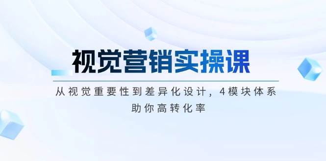 视觉设计实操课, 从视觉必要性到差异化经营, 4控制模块管理体系, 帮助你高转换率|云雀资源分享