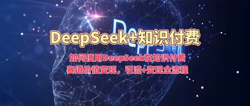 怎么使用DeepSeek在社交电商跑道价值变现,引流方法 转现全过程|云雀资源分享