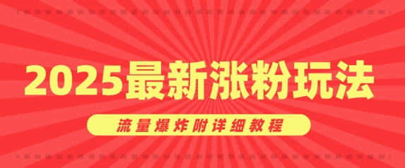 漂亮美女账户增粉窍门，2025全新增粉游戏玩法，总流量发生爆炸附具体实例教程|云雀资源分享
