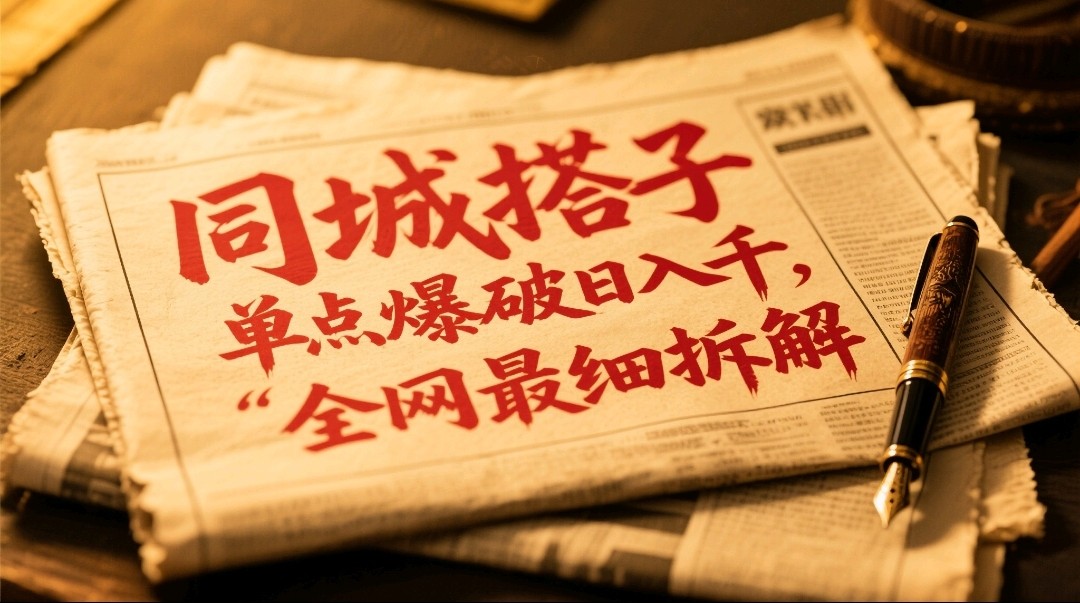 同城网搭子群19.9单点爆破日入千，搭子约局月入万，各大网站较细拆卸|云雀资源分享