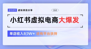 小红书的虚似电商项目，服务平台全力完全免费推广资源，门槛较低1拖3游戏玩法|云雀资源分享