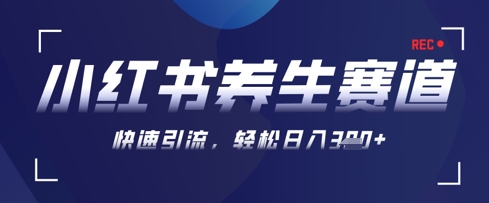 AI 可画形成小红书的健康养生著作，初学者暴力行为养号，引流矩阵实际操作，轻轻松松日入3张|云雀资源分享