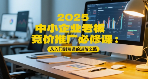 2025中小型企业老总百度竞价推广必修课程：实用教程的进阶之路|云雀资源分享