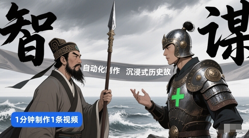 钮扣工作流引擎一键生成沉浸式体验历史典故，一天任务量，3min解决|云雀资源分享