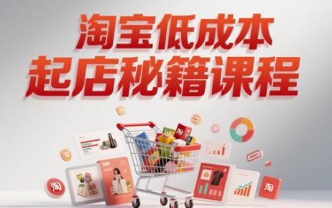 淘宝网降低成本出单系统软件课，帮助你迅速出单，弯道超车|云雀资源分享