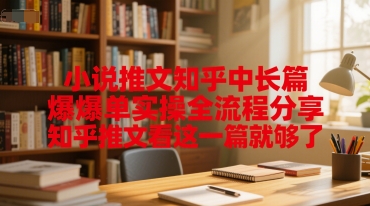 小说推文知乎中长篇爆单实操全流程分享，知乎推文看这一篇就够了|云雀资源分享