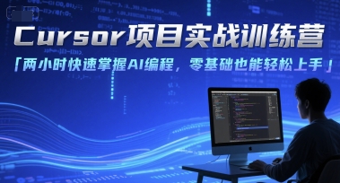 Cursor项目实战训练营，两小时快速掌握AI编程，零基础也能轻松上手|云雀资源分享