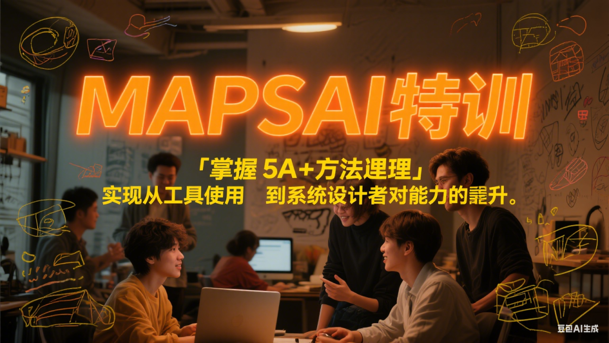 MAPSAI 特训，掌握 5A + 方法论，实现从工具使用者到系统设计者的能力跃升|云雀资源分享