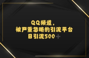 引流蓝海QQ频道，日引500+创业粉|云雀资源分享
