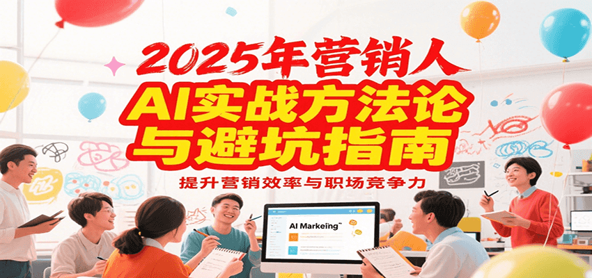 2025年营销实战方法论与避坑指南，利用AI提升营销效率与职场竞争力|云雀资源分享