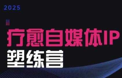 2025治愈自媒体IP训练营，专为疗愈领域从业者打造|云雀资源分享