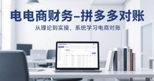 电商财务-拼多多对账，从理论到实操，系统学习电商对账|云雀资源分享