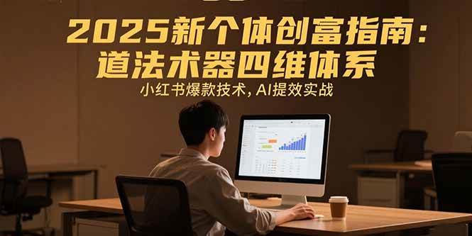图片[1]-2025新个体创富指南：道法术器四维体系，小红书爆款技术，AI提效实战