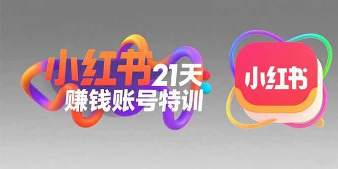 图片[1]-小红书21天赚钱账号特训：黄金定位技巧，高转粉文案创作，科学引流策略