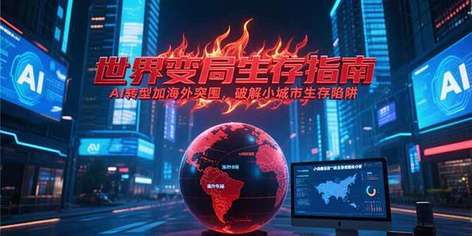 图片[1]-付费文章《世界变局生存指南，AI转型加海外突围，破解小城市生存陷阱》