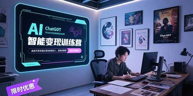 图片[1]-AI智能变现训练营，ChatGPT写作变现，电影解说制作，图文带货方法论