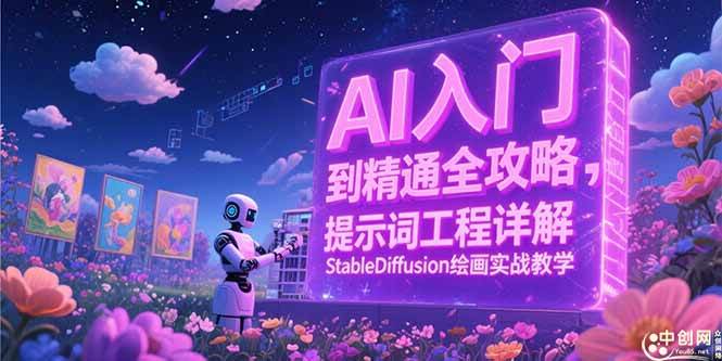 图片[1]-AI入门到精通全攻略，提示词工程详解，StableDiffusion绘画实战教学
