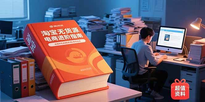 图片[1]-淘宝无货源电商进阶指南，包含新人课、进阶课，配套资料，蓝海选品等