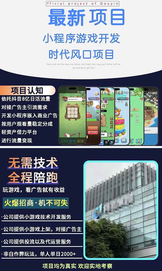 图片[2]-2025最热抖音项目 Ai时代风口项目小程序游戏开发 实测单个游戏日收入1800+