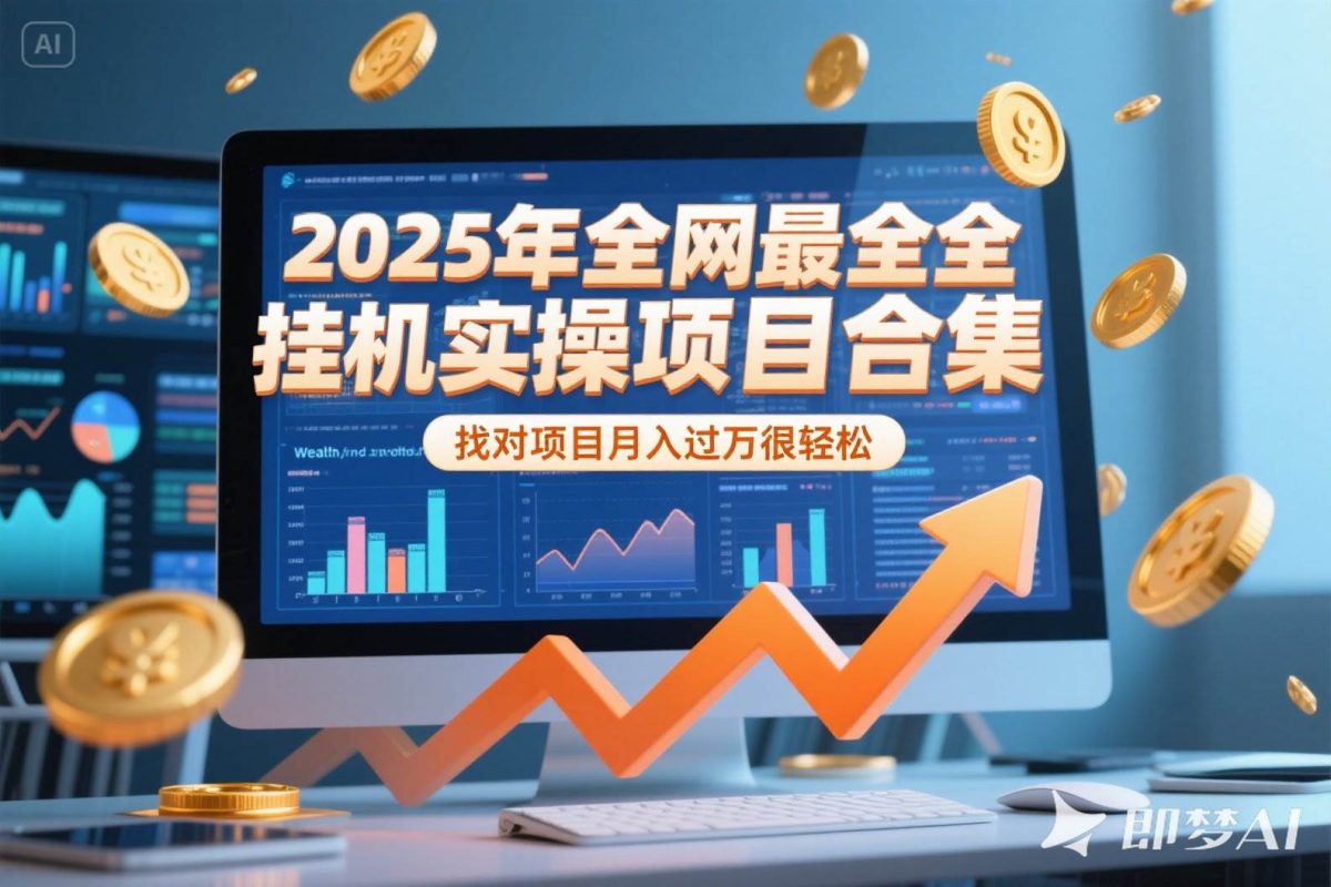 图片[1]-2025年挂机实操项目实操演练，挂机类型，AI直播类型，轻资产创业类型…