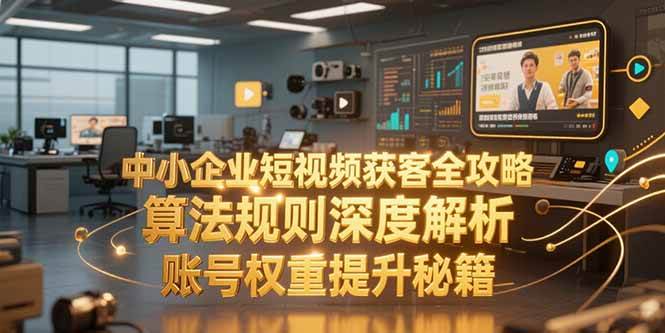 图片[1]-中小企业短视频获客全攻略，算法规则深度解析，账号权重提升秘籍