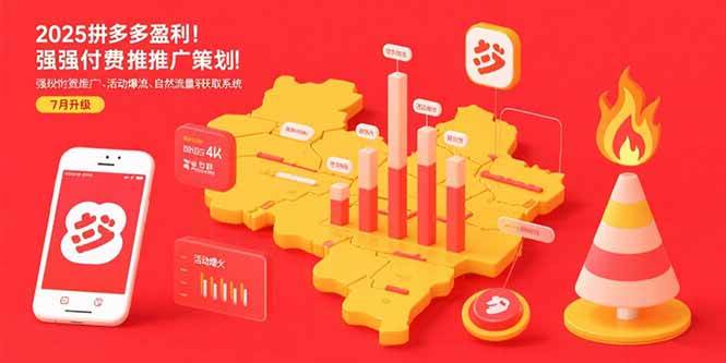 图片[1]-2025拼多多盈利地图：强付费推广策略/活动爆流/自然流量获取系统(7月更新)