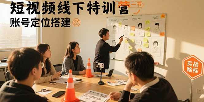 图片[1]-短视频线下特训营：账号定位搭建/口播号拍摄剪辑/直播间流量入口/变现实战