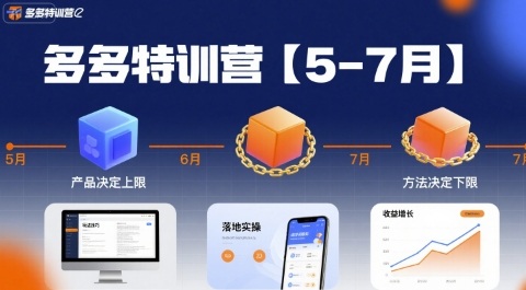 多多特训营【5-7月】产品决定上限，方法决定下限，各种玩法技巧落地实操|云雀资源分享