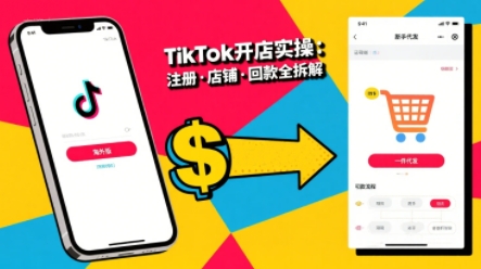 TikTok从开店到投流的进阶课，从基础实操到高阶技巧一网打尽|云雀资源分享