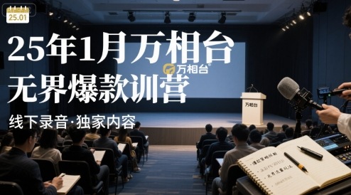 25年1月万相台无界爆款特训营线下录音|云雀资源分享