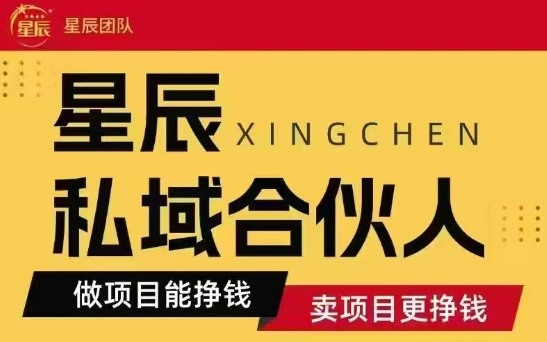 全网首发星辰私域项目合集，最新实操玩法，短期快速实现变现|云雀资源分享